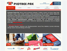 Tablet Screenshot of piotrex.pl